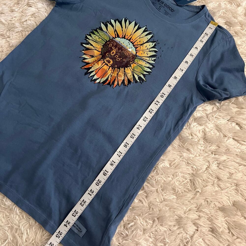 NWT Life is Good Sunflowerscape Crusher T-Shirt Size S - Picture 8 of 8